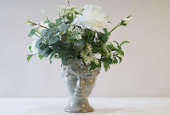 Pretty Garden - Ceramic Vase Flower Arrangement 05