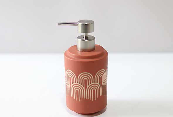 MID Century soap dispenser