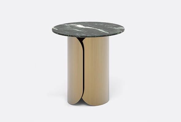 Marble Metal Side Table