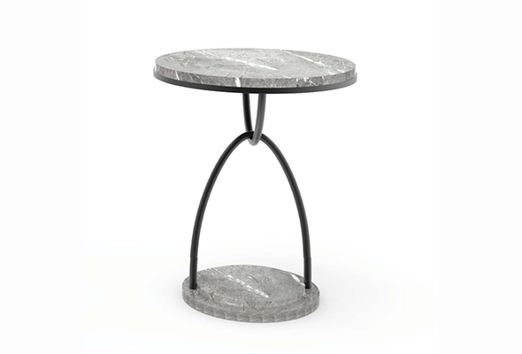 Marble Metal Side Table