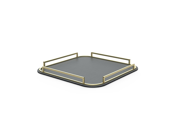 Industrial Square Metal Tray