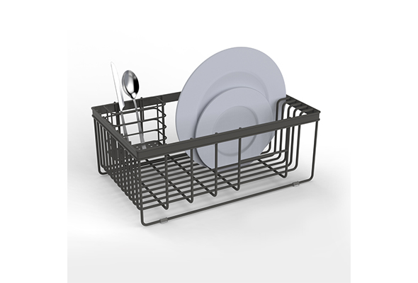 Black Metal Dish Drainer