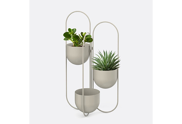 Neutral Triple Planter