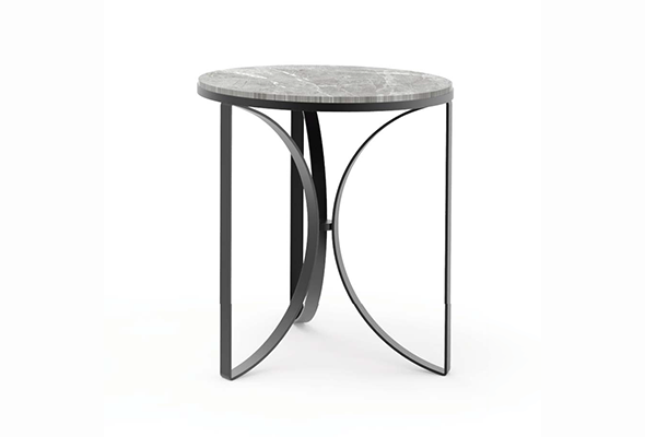 Marble Metal Side Table