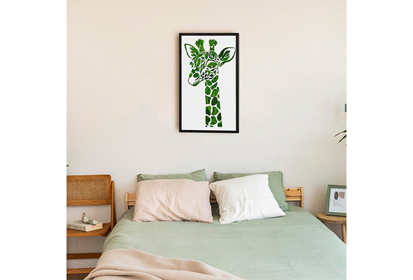 Giraffe Moss Wall Decor