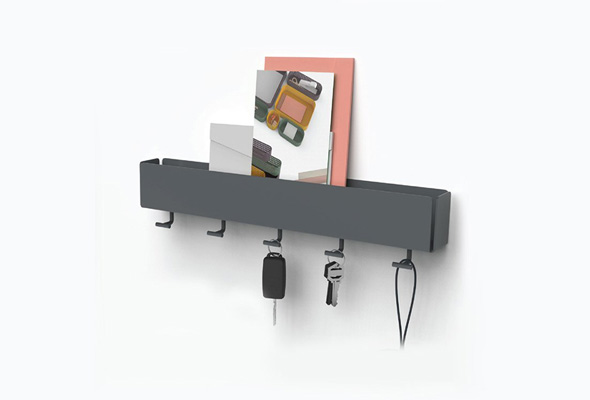 Metal Organizer With Hooks