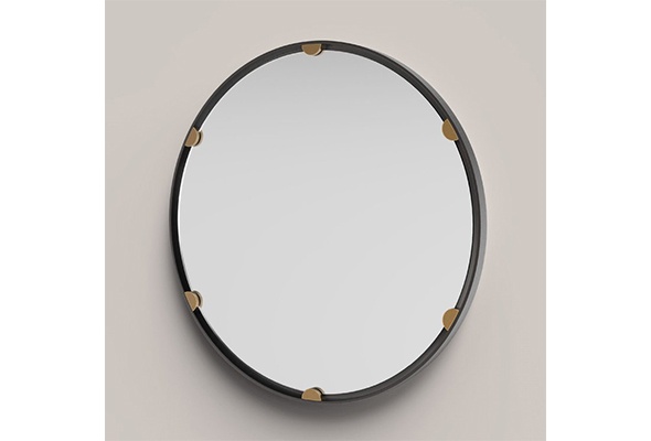 Elegant and durable: Matte Black Extruded Aluminum Bathroom Wall Mirror